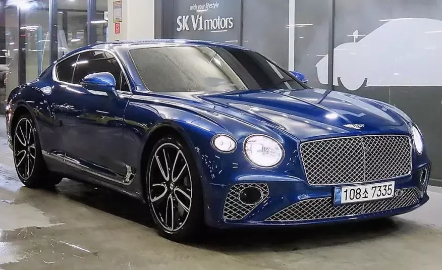 Bentley Continental 2020 г. синий фотография