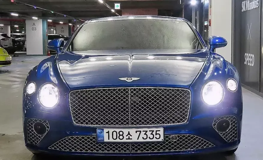 Bentley Continental 2020 г. (синий)