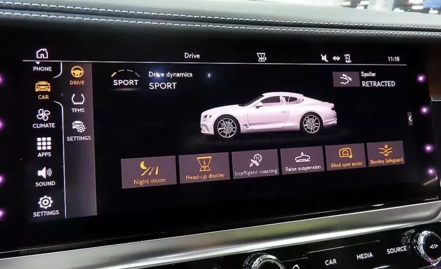 Bentley Continental 2020 г. (синий)